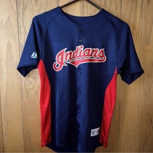 CLEVELAND Indians youth baseball jersey by Majestic.